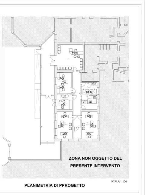 La planimetria del progetto Tosi