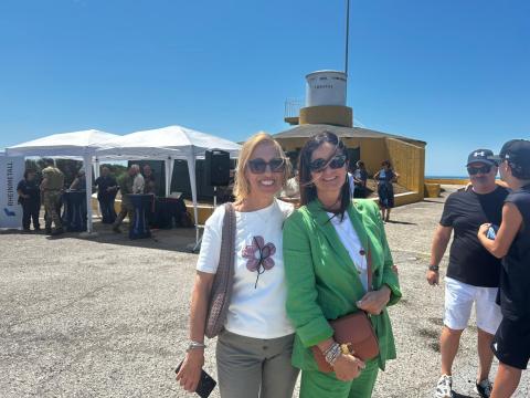 Il Vicesindaco De Carolis e l'assessore Giardiello