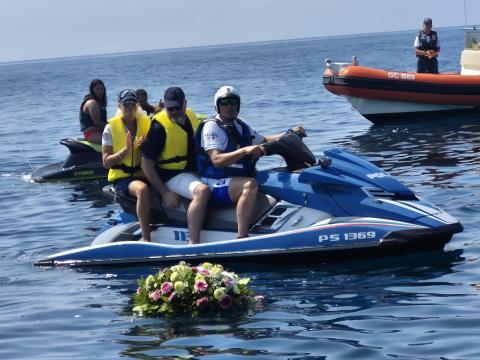 La cerimonia per la Madonna a mare 