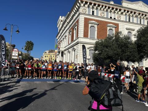 Trofei città di Nettuno: gli atleti al nastro di partenza