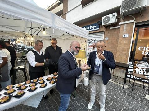 Realizzati dolci a base di vino per l'evento