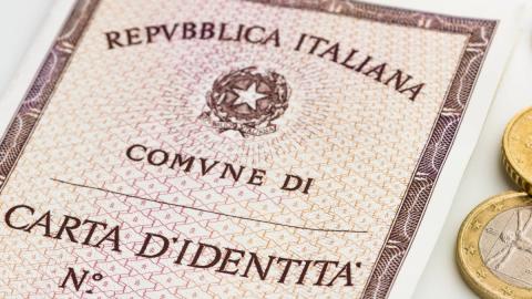 carta d'identità cartacea