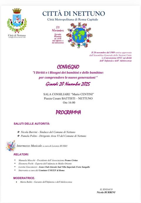La locandina dell'evento
