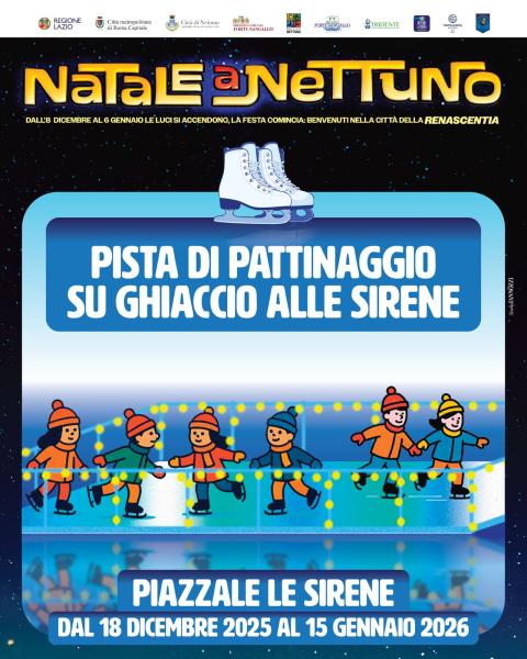 A Nettuno la Pista di ghiaccio dal 18 dicembre
