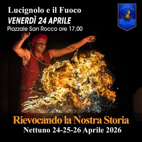Lo spettacolo con il fuoco