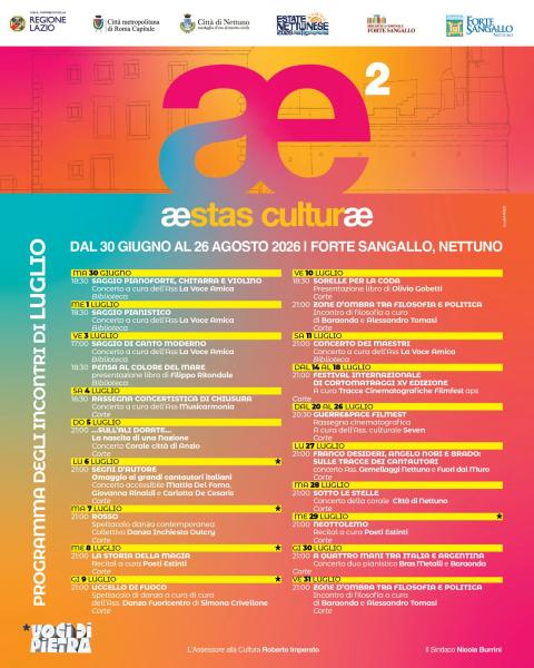 La locandina di agosto