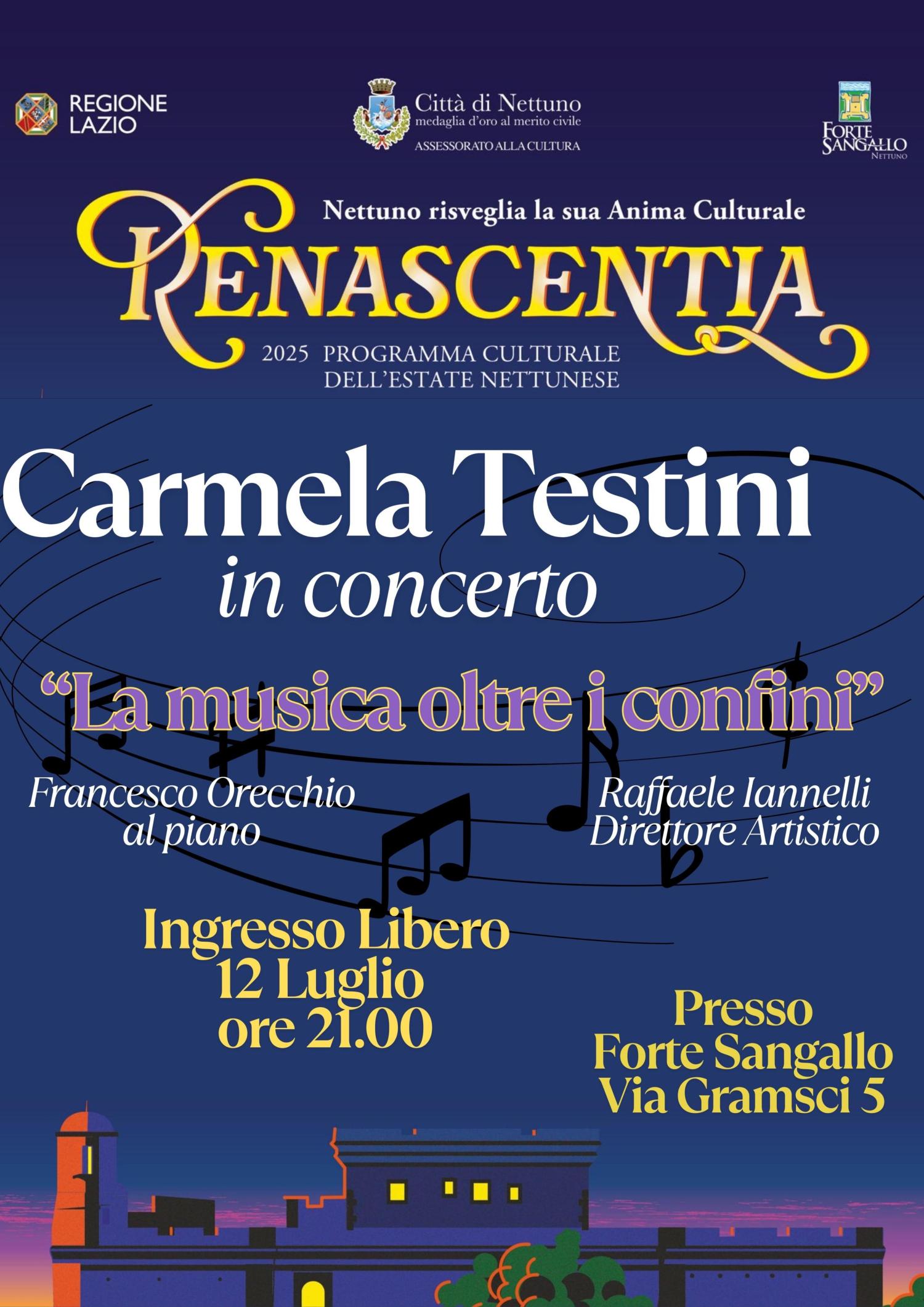 Locandina concerto Testini