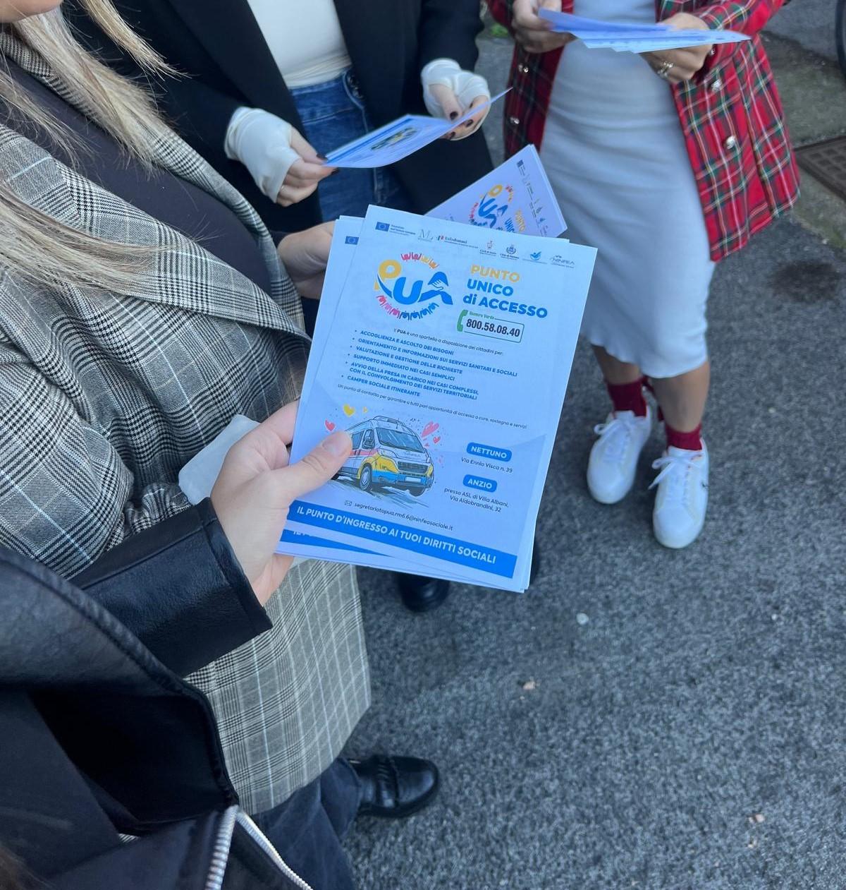 La locandina del punto unico di Accesso