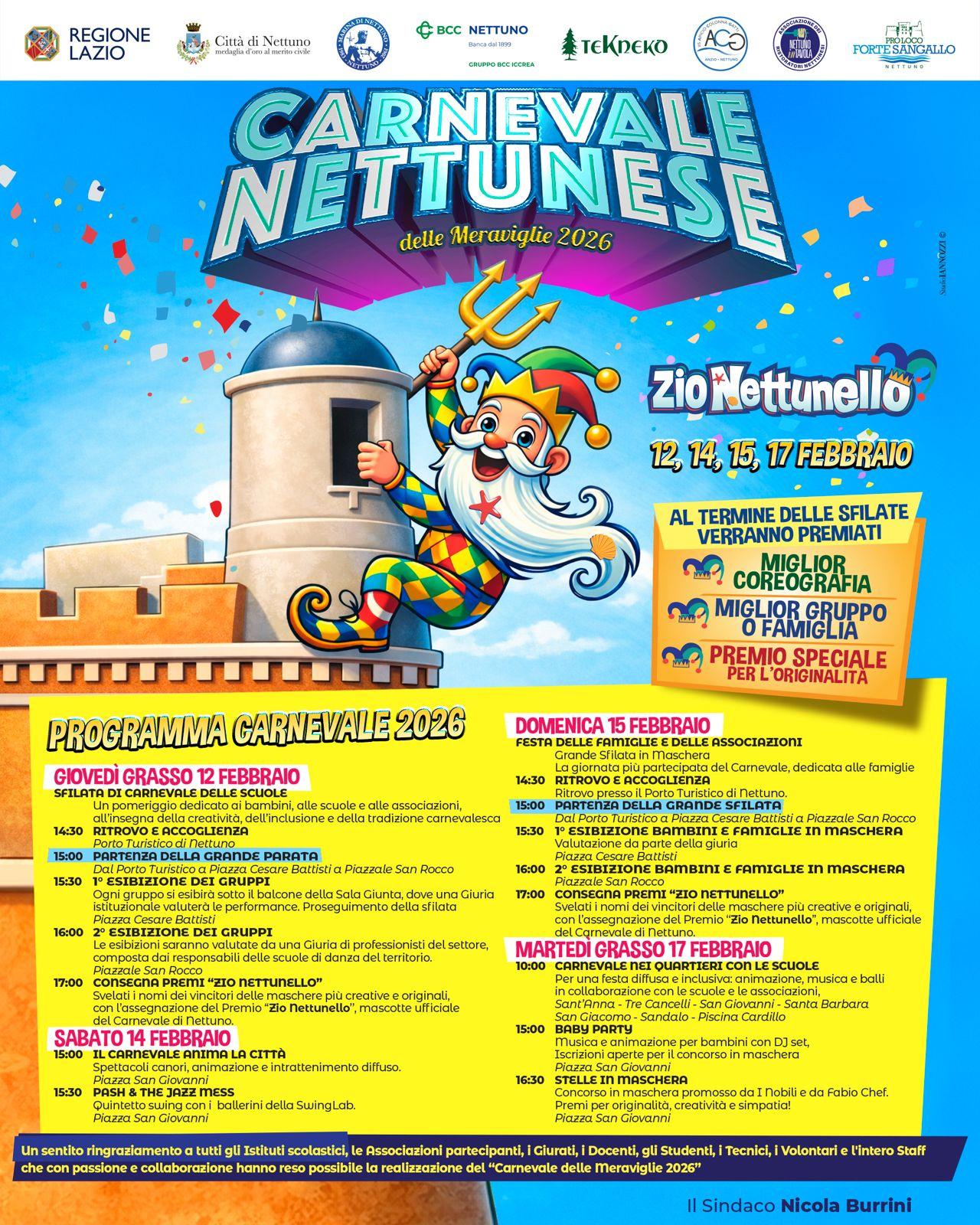 La locandina del Carnevale