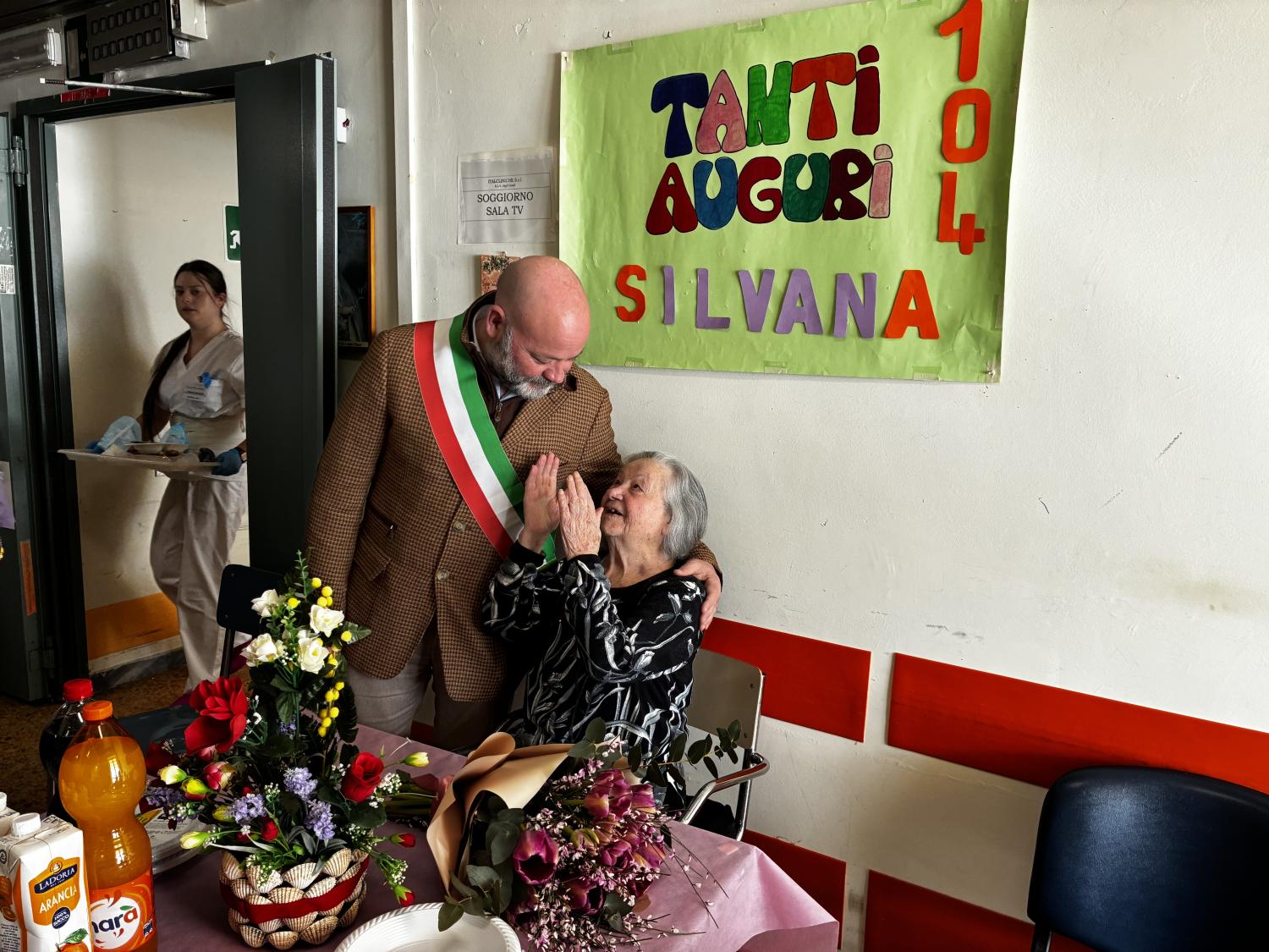 Il Sindaco Burrini con la signora Silvana