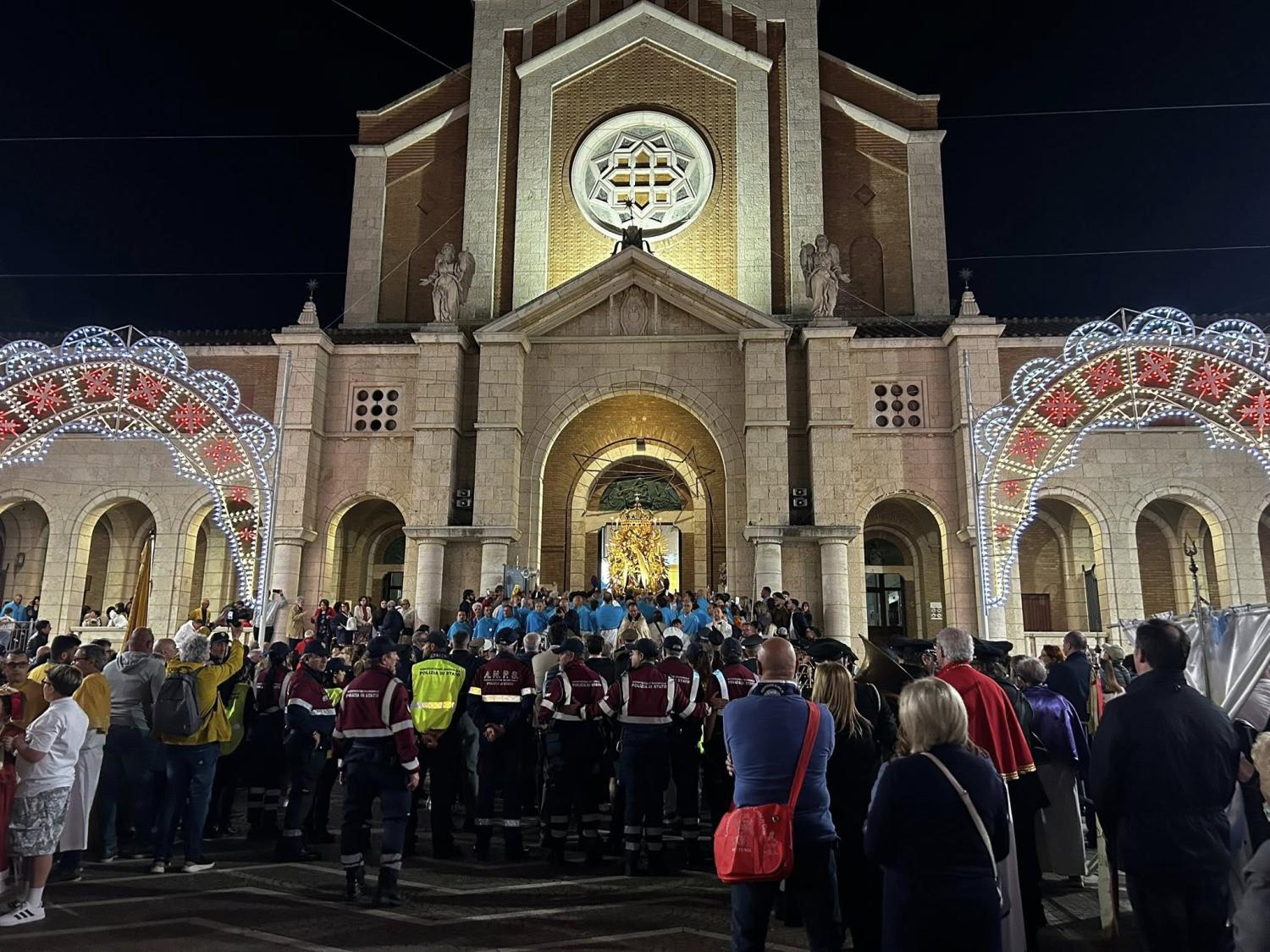 La Madonna delle Grazie al Santuario