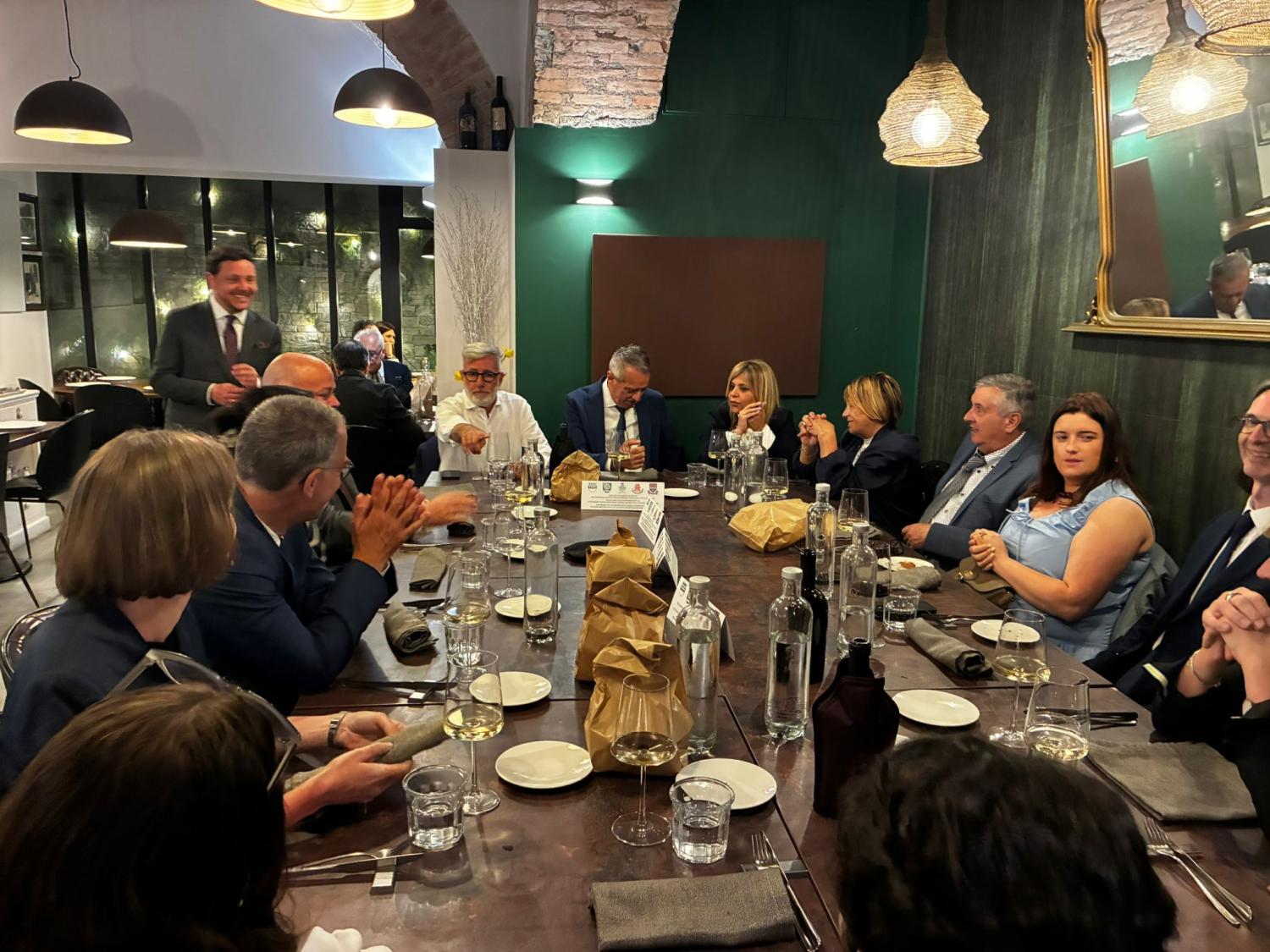 I delegati dei Comuni gemellati