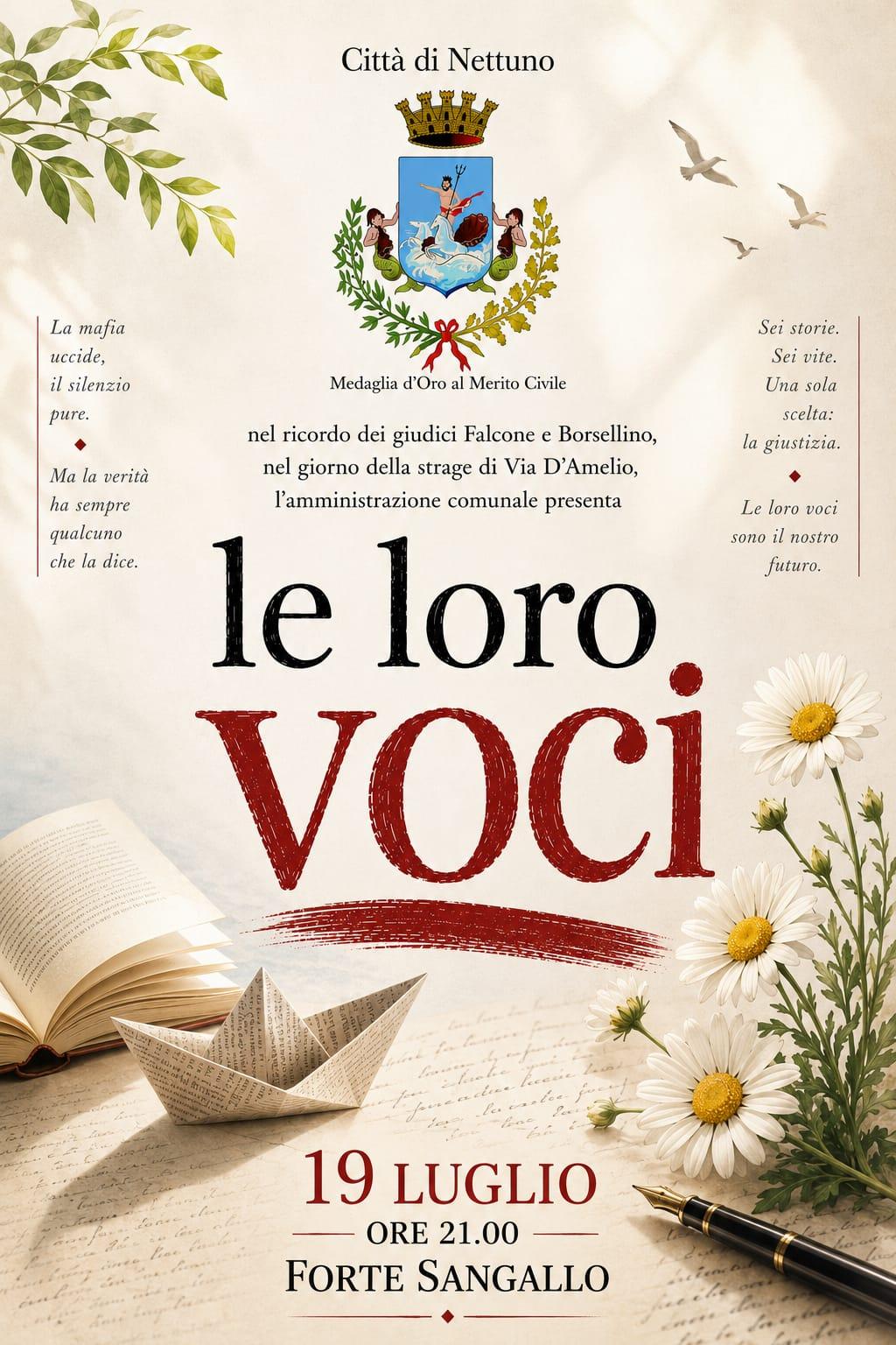 La locandina dell'evento