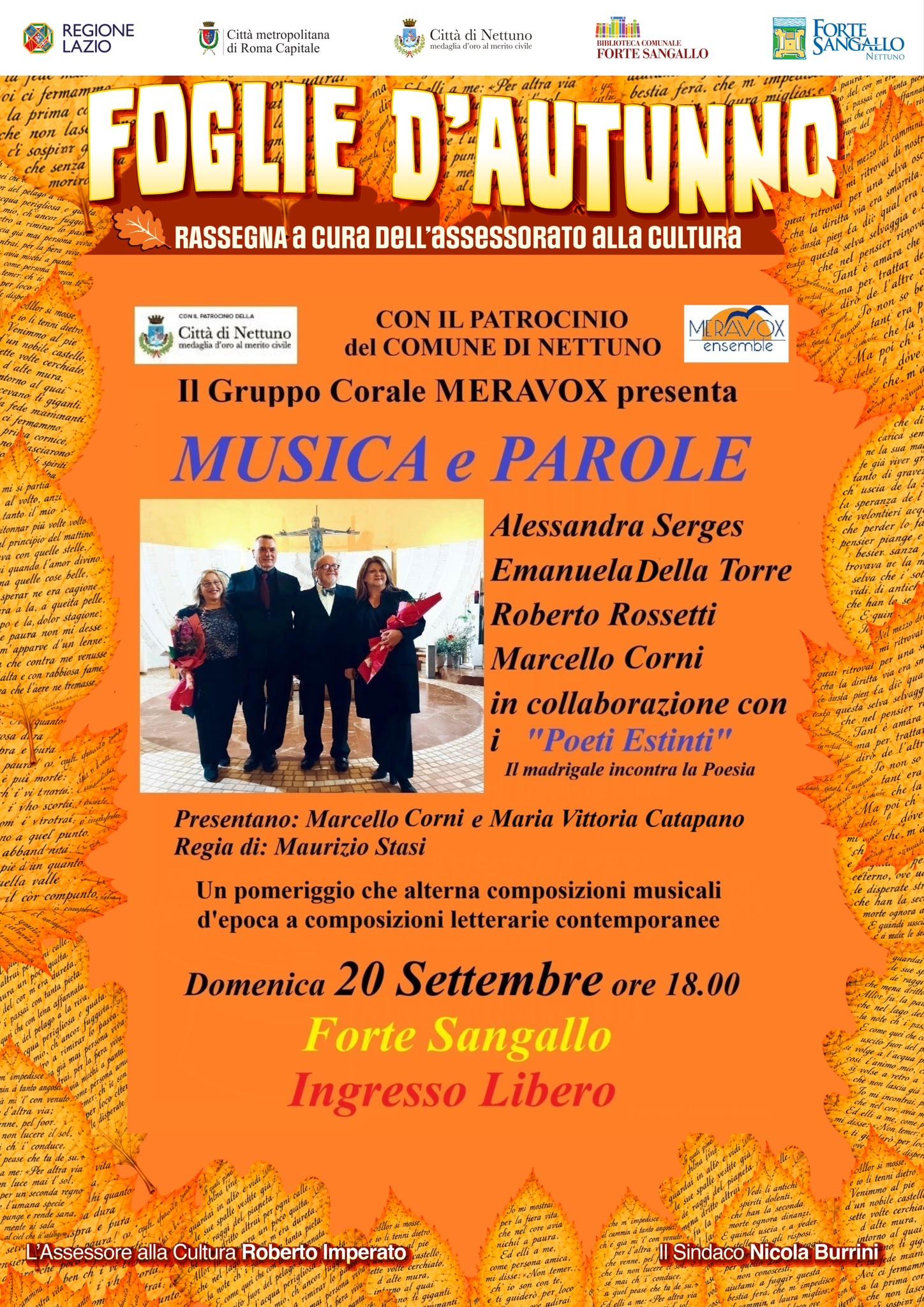 La locandina dell'evento
